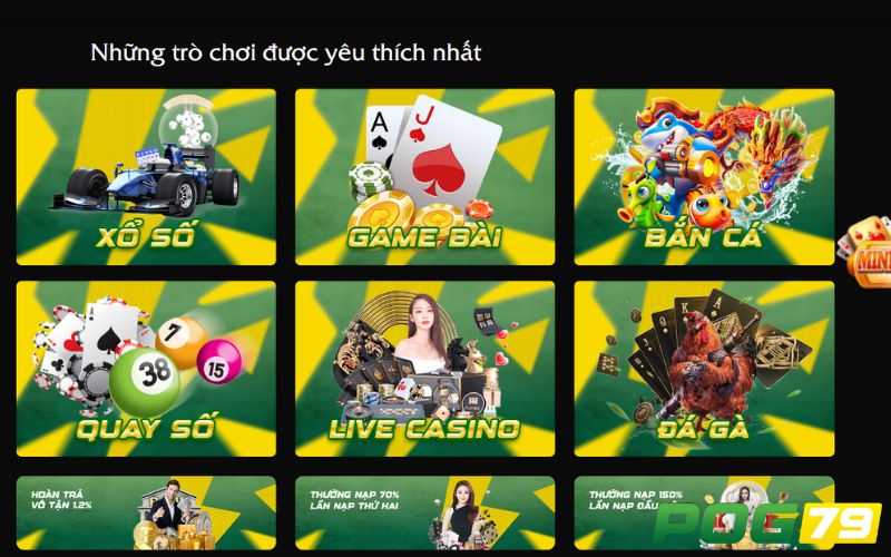 Giao diện trang chủ nhà cái với casino và cá cược thể thao